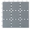 Gardenised Gray Interlocking Garden Path Tiles Outdoor Flooring Decorative Floor Grass Paver, PK 5 QI004107.5 - alternate 1